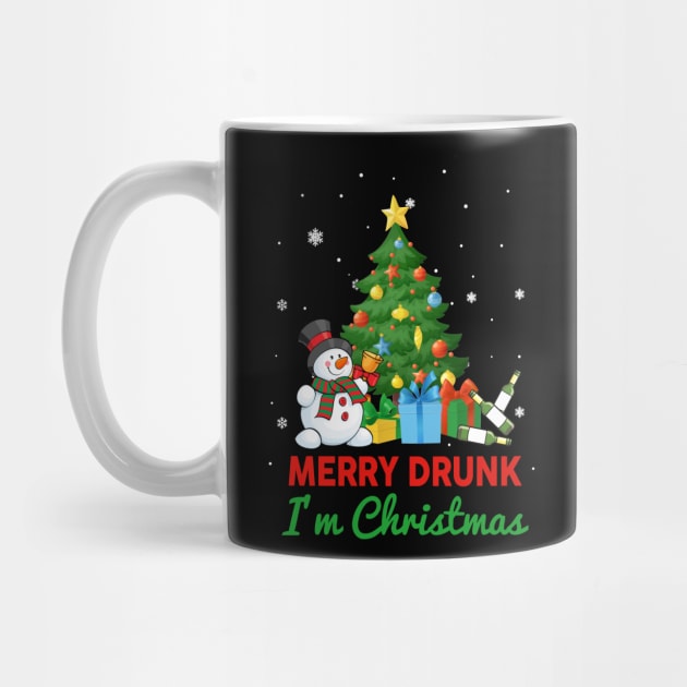 Merry Drunk I_m Christmas Holiday by Dunnhlpp